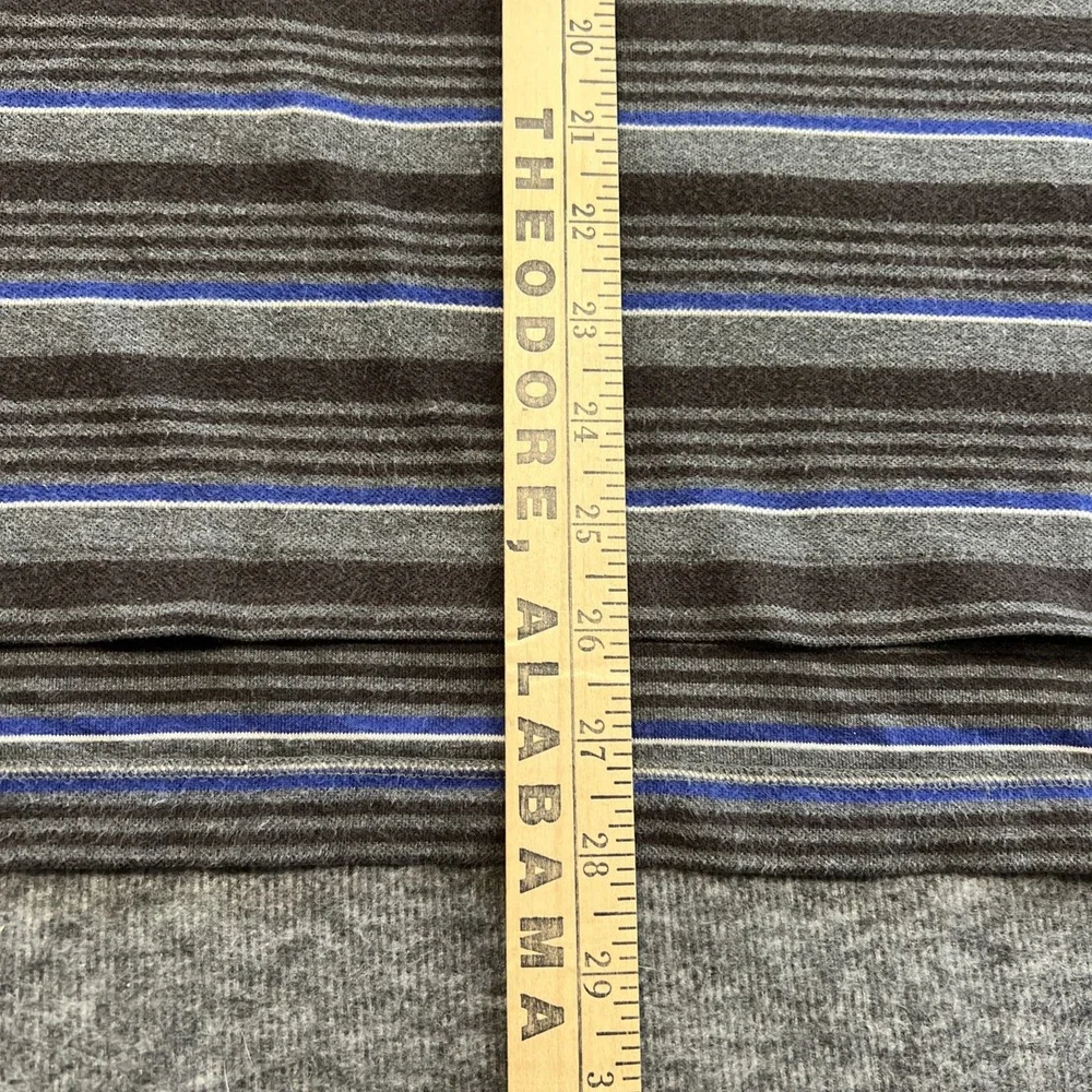 Polo Ralph Lauren Polo Shirt Men's XL Gray Striped Short Sleeve Collared Casual‎